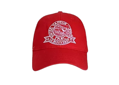 Casquette Swiss Vapeur Parc rouge