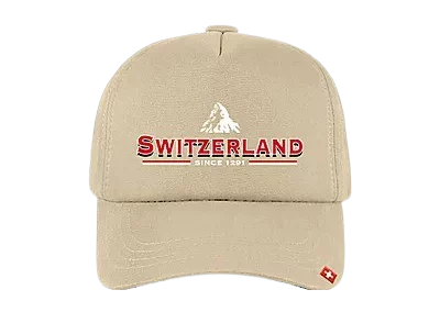 Casquette Switzerland beige